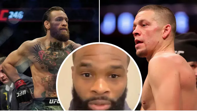 Tyron Woodley Calls Out Conor McGregor And Nate Diaz For UFC Fight On Saturday