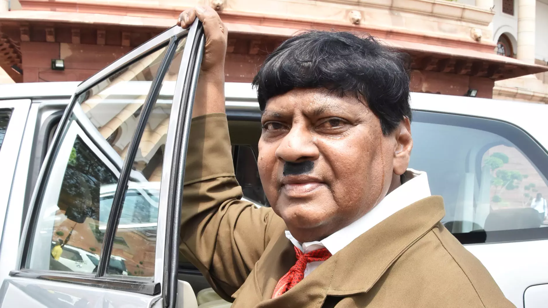 Indian MP Stirs Up Controversy By Dressing As Hitler In Parliament 