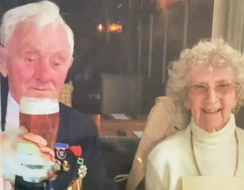 Ken and his wife were married 75 years (