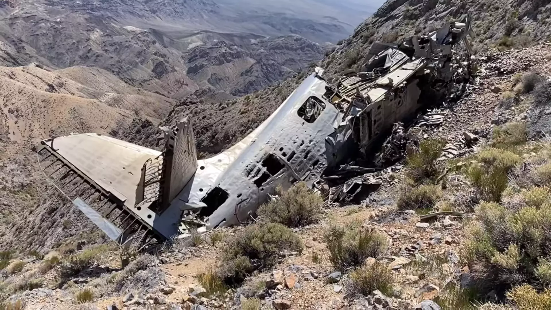 Botanist Discovers Wreckage Of Cold War Era Aircraft In Death Valley