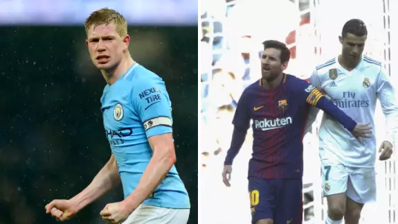 Kevin De Bruyne Has Perfect Response To Messi And Ronaldo Comparisons
