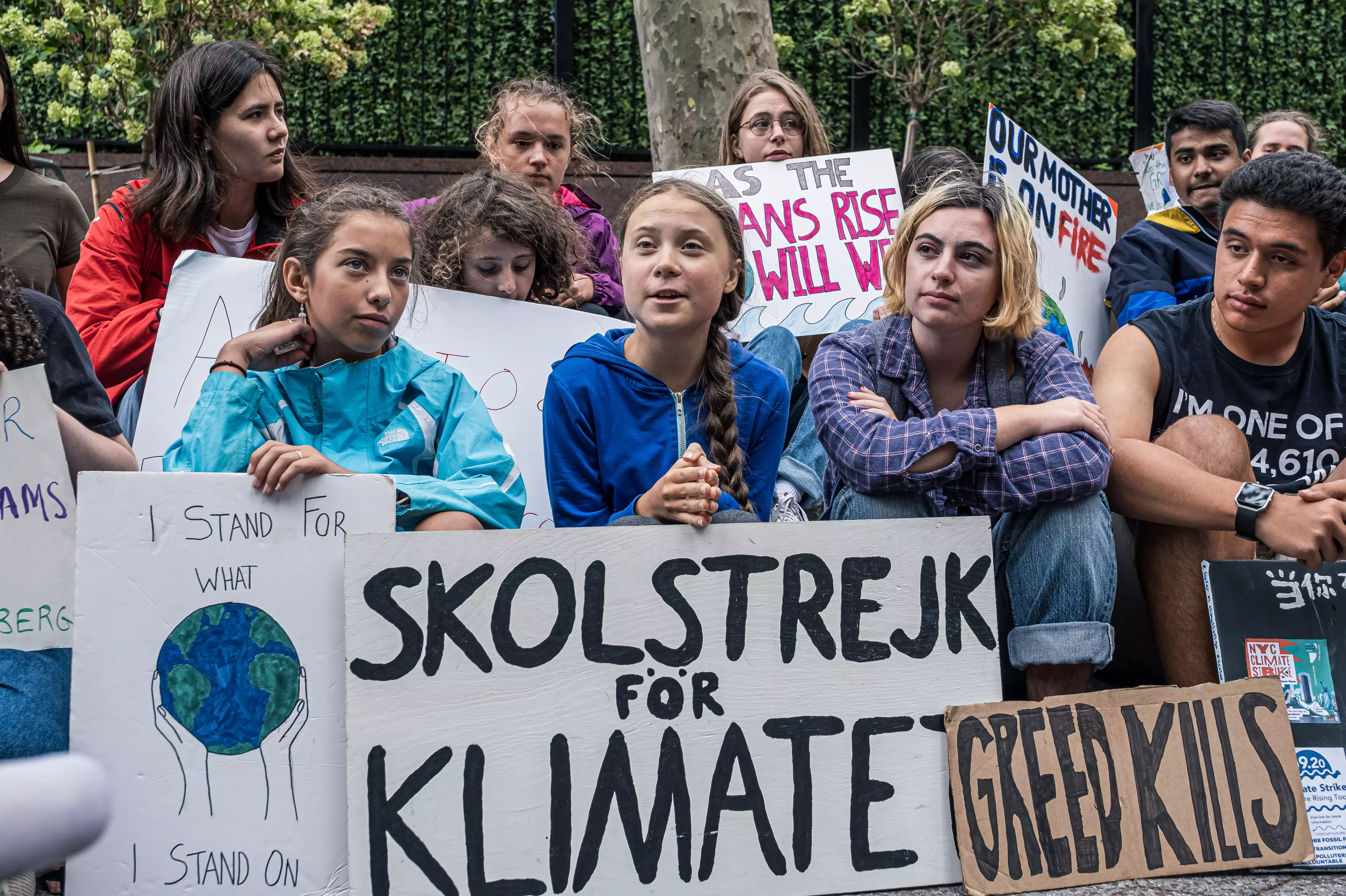 Thunberg has been praised for her stand against climate change which began with strikes outside the Swedish Parliament last year.