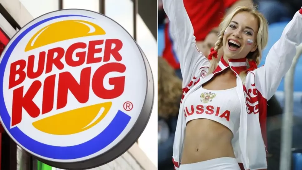 Burger King Russia Apologise After Offering Women Lifetime Supply Of Whoppers If They Impregnate Players At World Cup