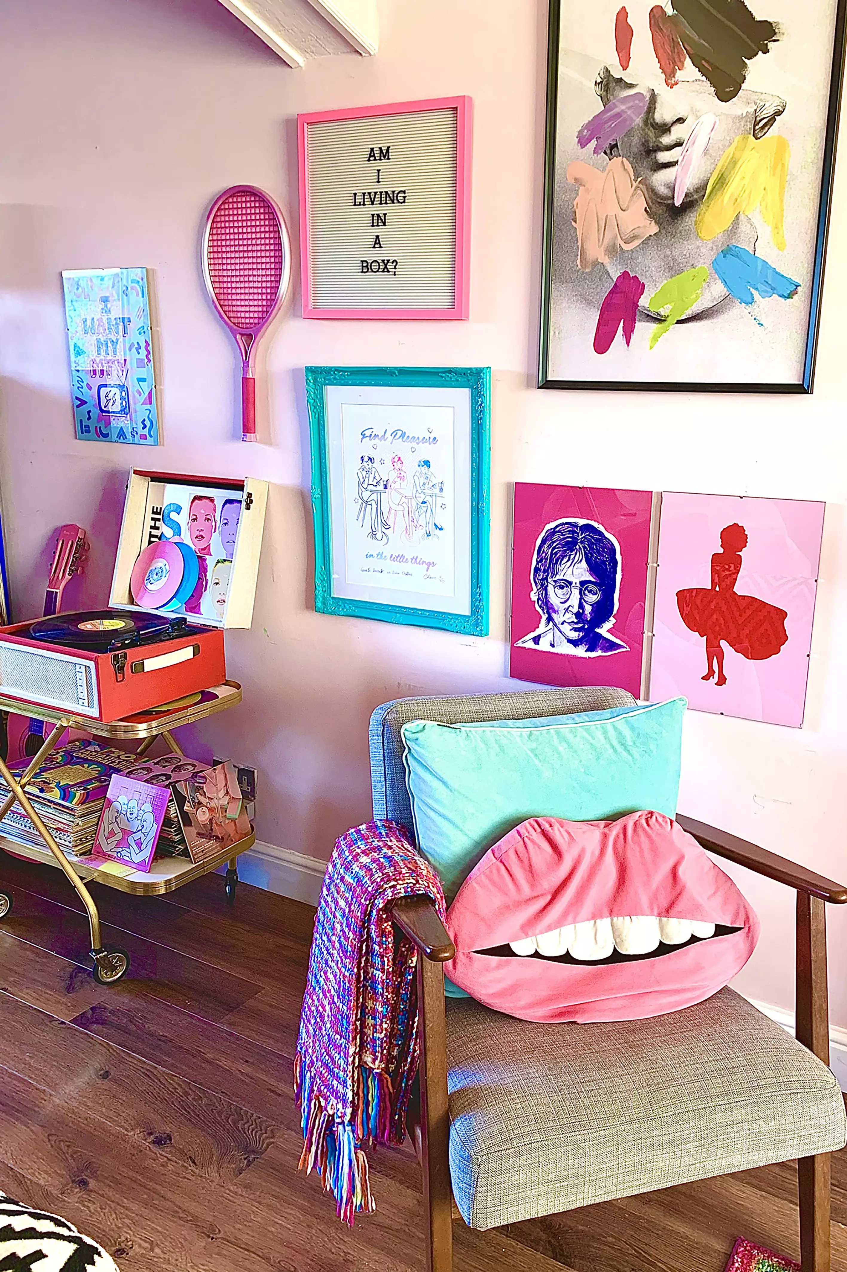 Rachael's home is jam-packed with bright interiors (