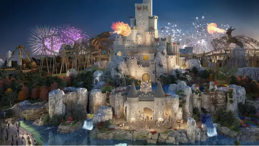 New Snaps Of £3.5billion 'UK Disneyland' Show All Of The Rides And Attractions