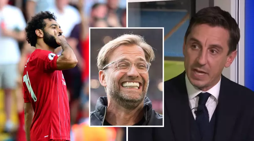 Gary Neville Perfectly Sums Up How Watching Liverpool Feels As A Man United Fan