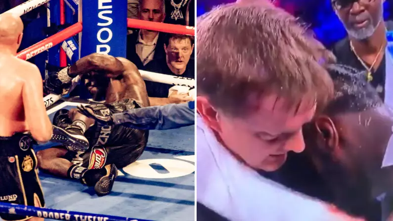 Footage Of Deontay Wilder Proves Cornerman Was Right To Throw In The Towel