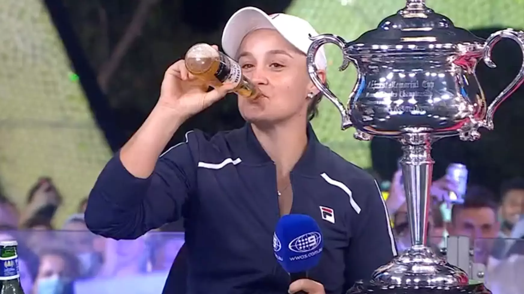 Former Australian Idol Host Slams Ash Barty For Drinking Beer After Australian Open Win