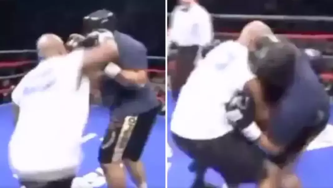 When Mike Tyson Almost KO’d A Charity Opponent With His Trademark Right Hook