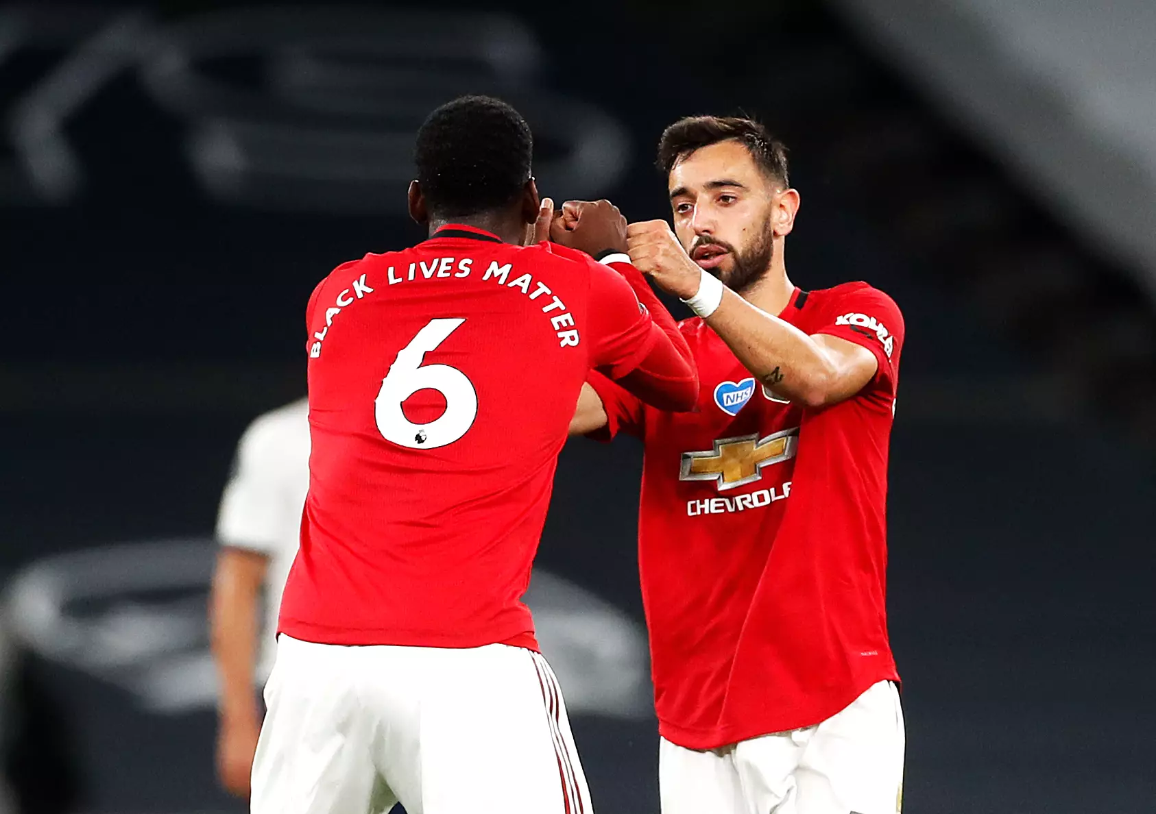 Pogba and Fernandes have a good partnership. Image: PA Images