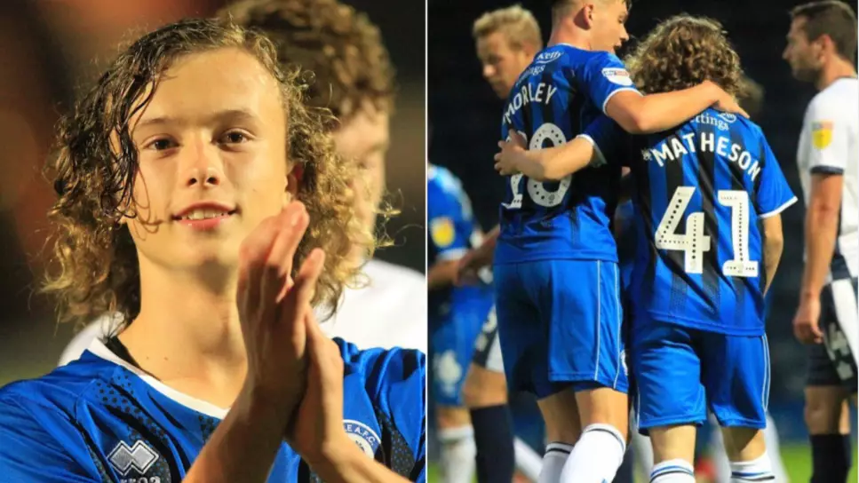 15-Year-Old Luke Matheson Returns From School To Pick Up MOTM On Debut 