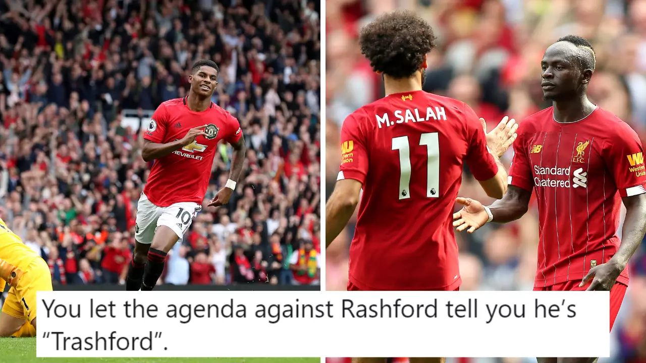 Fan's Tweet Comparing Rashford's Stats This Season To Salah And Mane Goes Viral