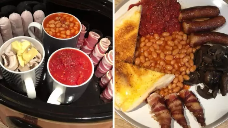 Woman Shares Genius Hack For Cooking Full English In A Slow Cooker