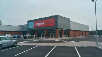 The Home Bargains in Mold.