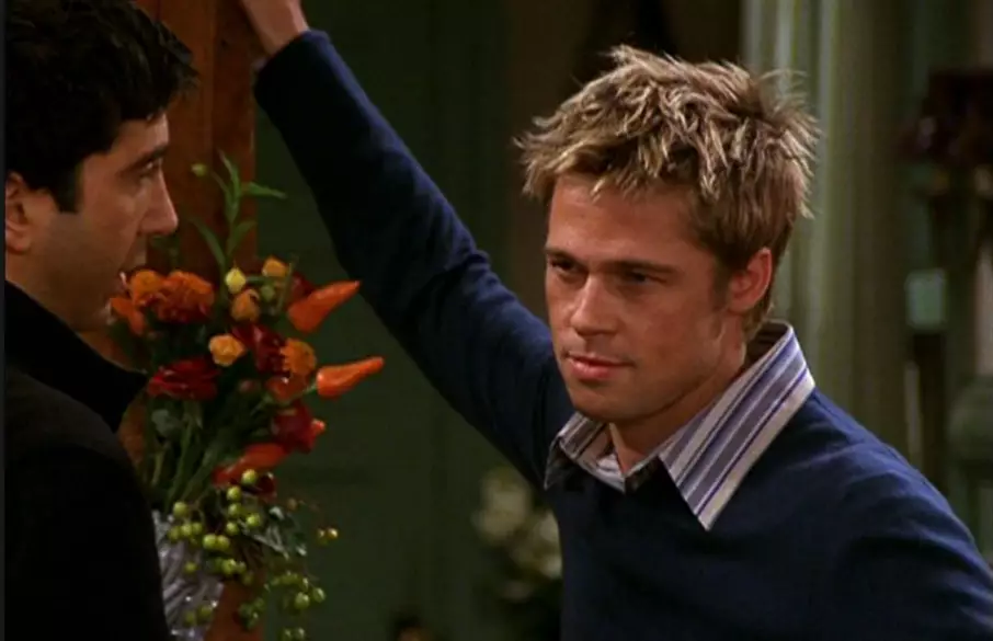 This Shocking Brad Pitt Scene From ‘Friends’ Is A Real Inconsistency