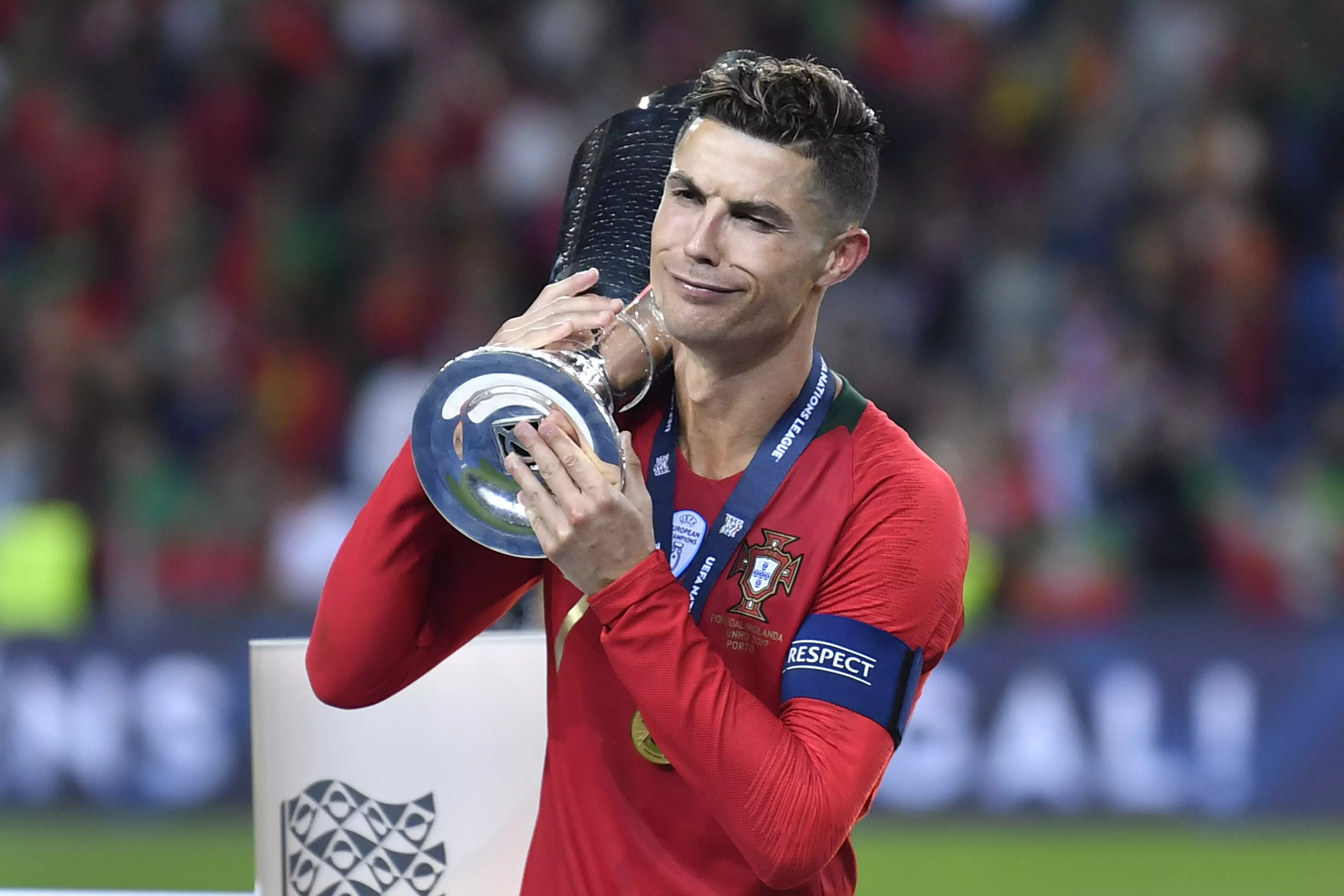Only Ronaldo could act like another title doesn't really matter. Image: PA Images