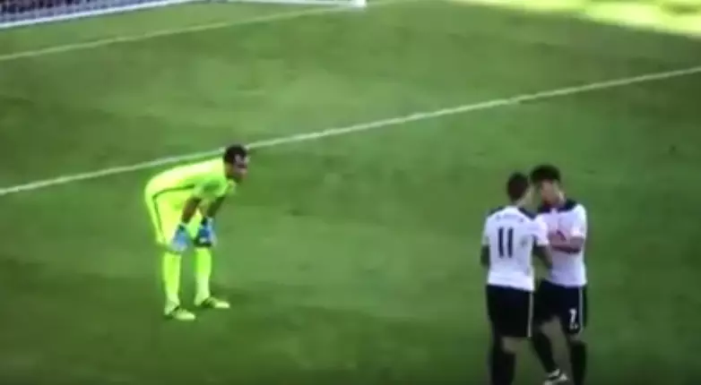 WATCH: Spurs Pair Lamela and Son Fight Over Penalty Against Man City
