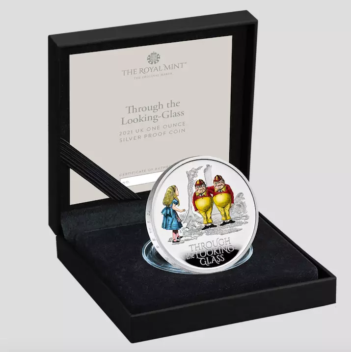 A Tweedledum and Tweedledee coin is also available (