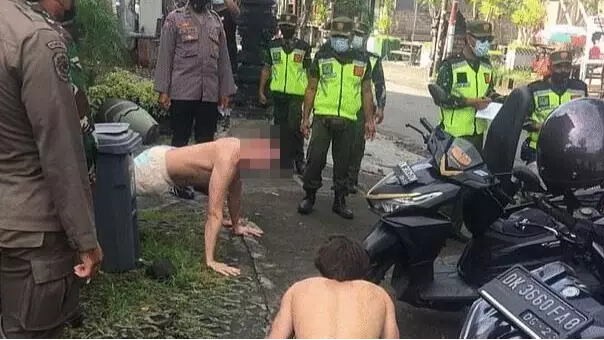 ​Tourists In Bali Are Having To Do Push-Ups For Not Wearing Face Masks