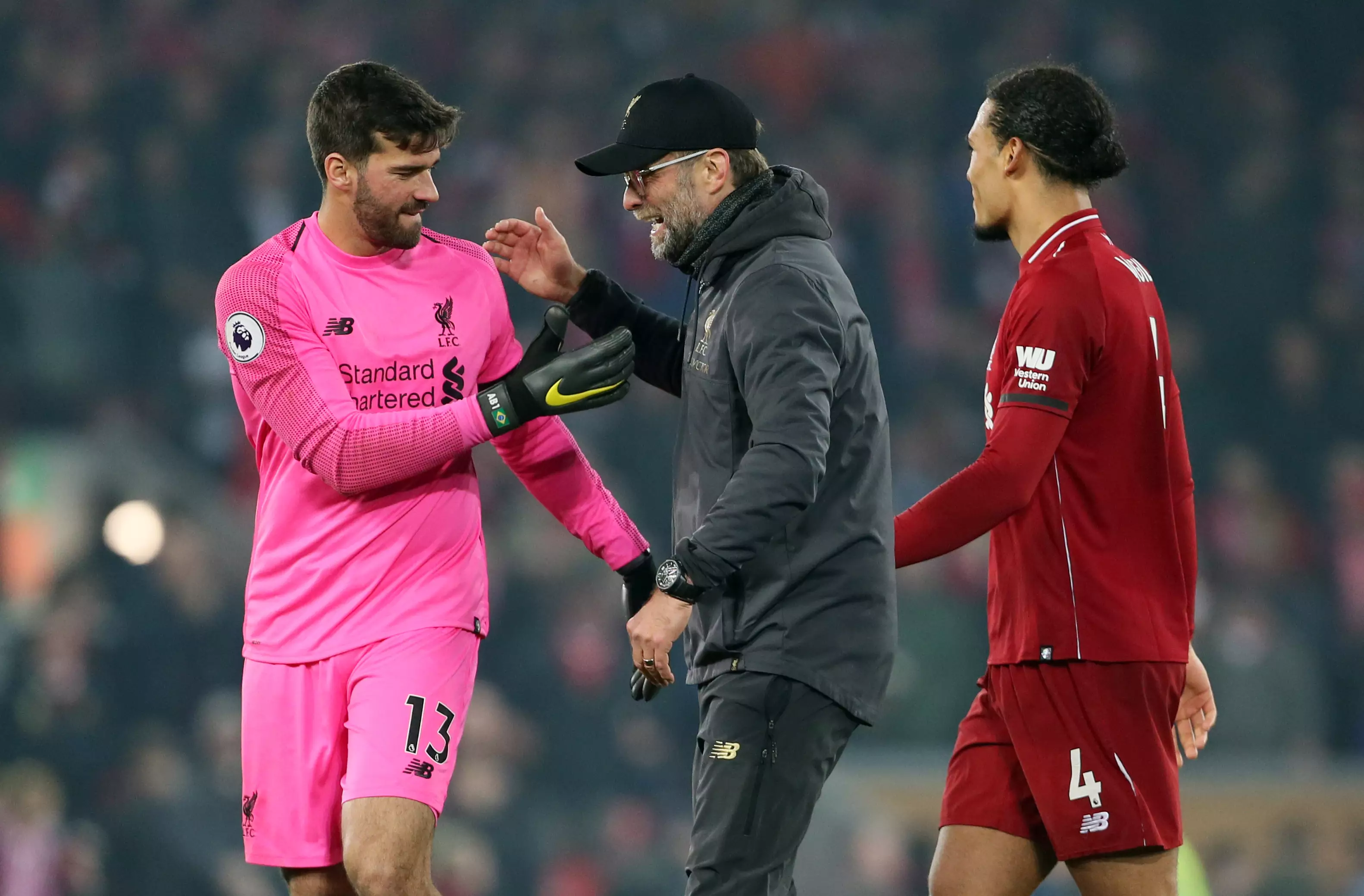 Alisson joined Liverpool for a then world record fee of £75m in the summer of 2018