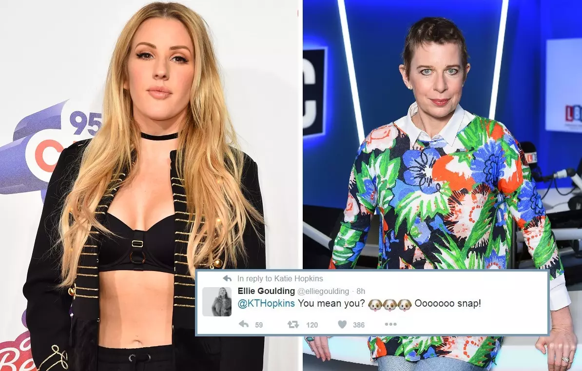 Ellie Goulding Challenged Katie Hopkins To A Boxing Match And That's A Fight Worth Watching