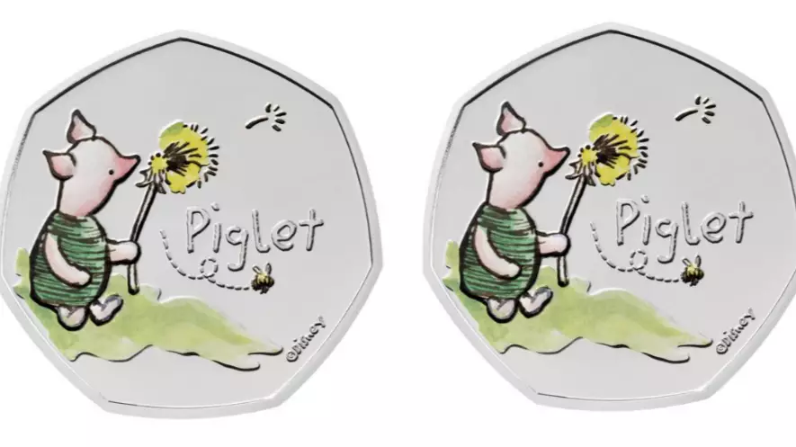 Disney And Royal Mint Launch New Piglet Coin In Time For Christmas
