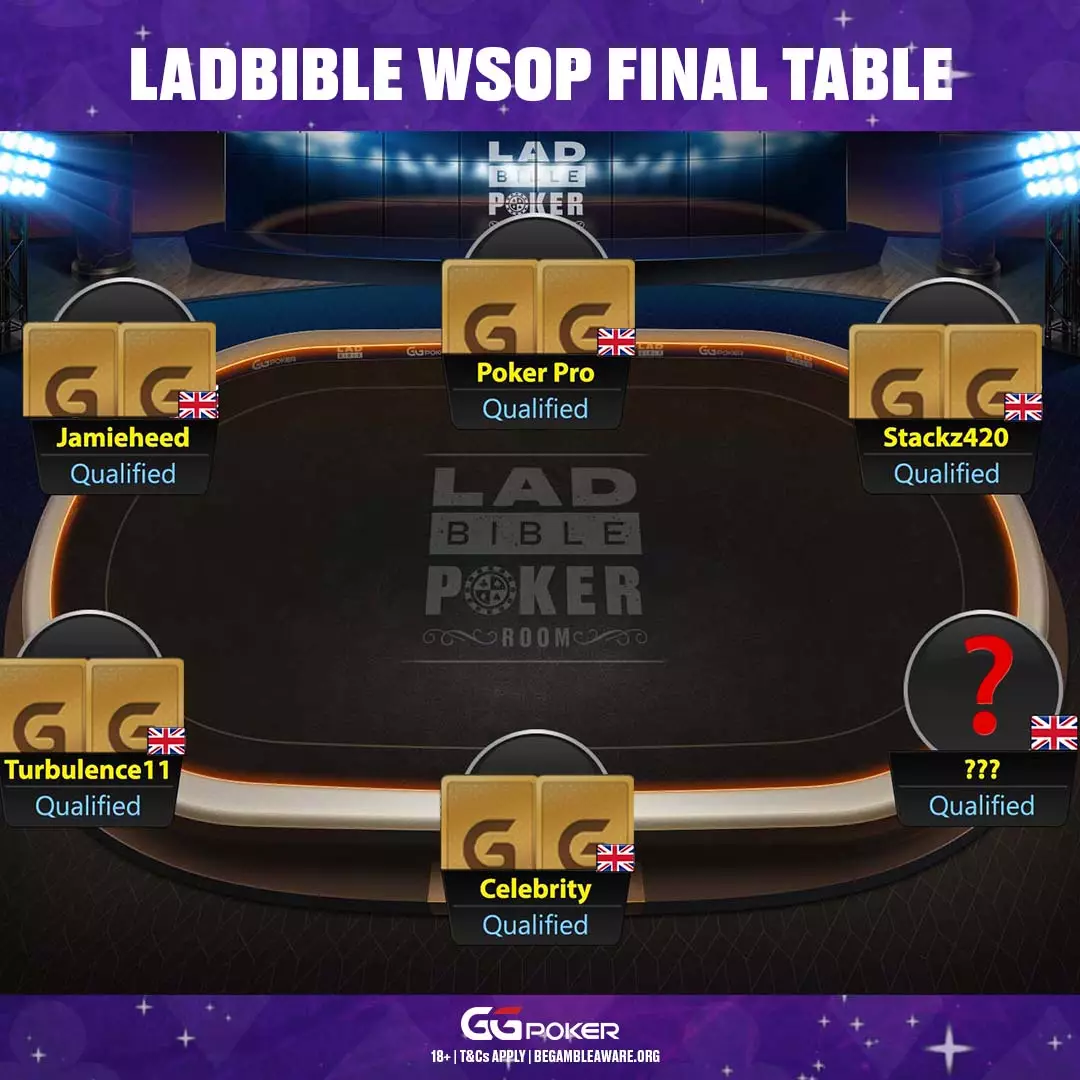 One Seat Left At The LADbible WSOP Final Table