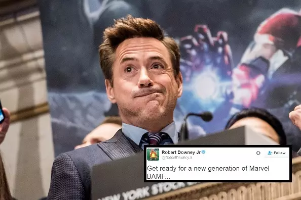 Robert Downey Jr. Reacts With Explicit Tweet To New Iron Man Being A Teenage Black Girl