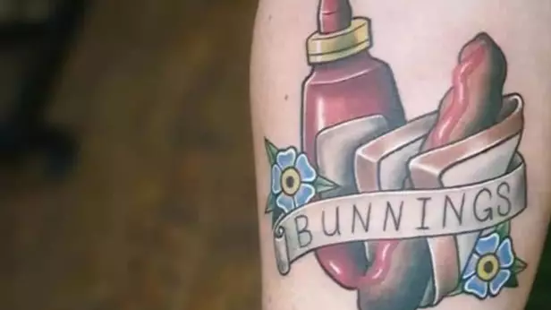 Someone Got A Bunnings Sausage Tattoo And They Couldn’t Be More Proud To Call Australia Home