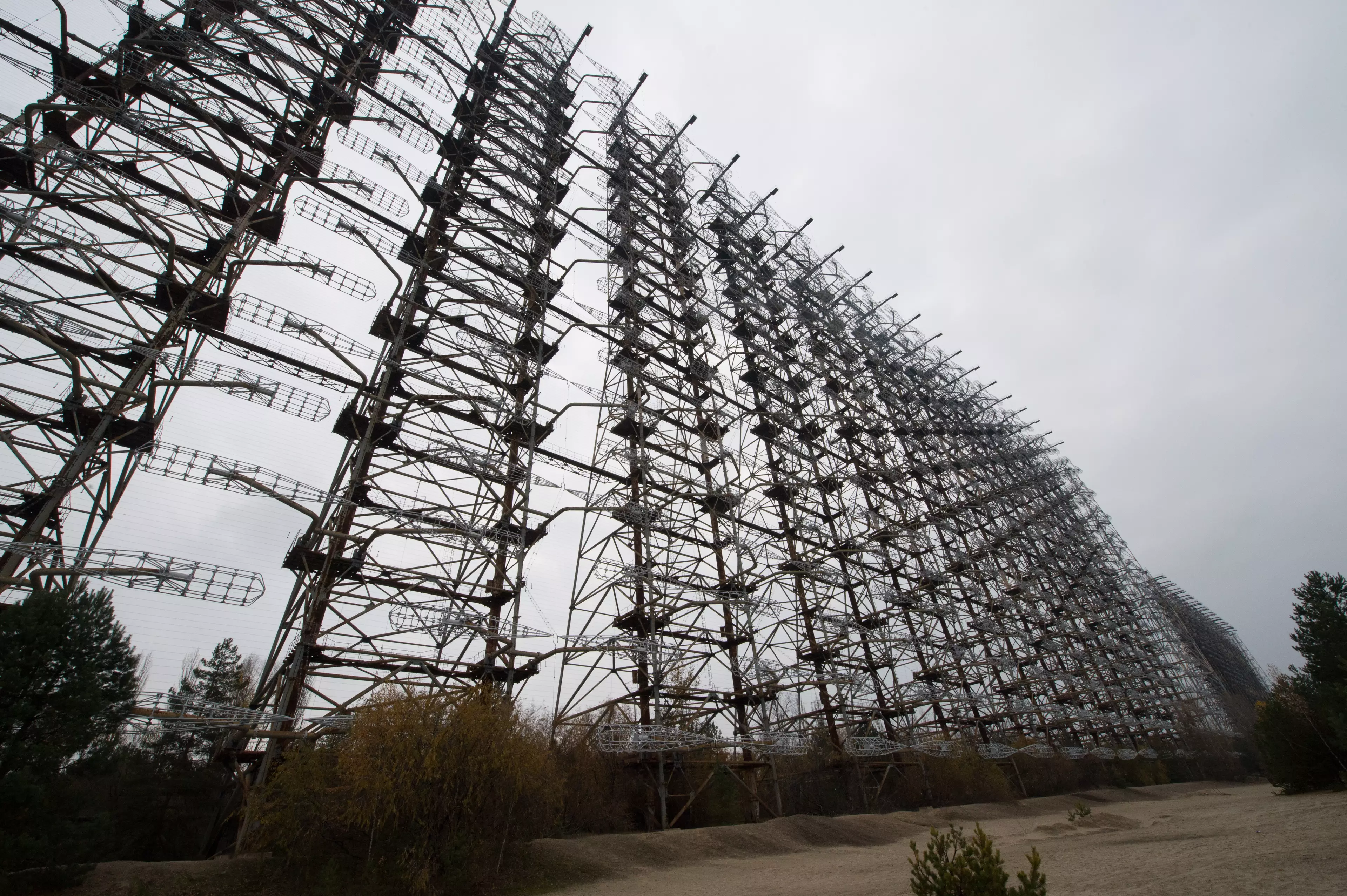 The Duga radar station.