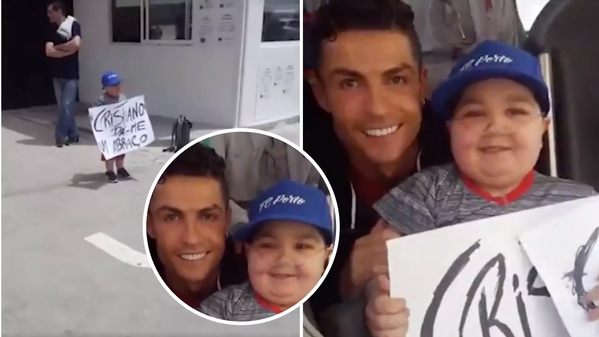 Cristiano Ronaldo Stops Portugal Team Bus To Pose For A Photo With Sick Young Fan