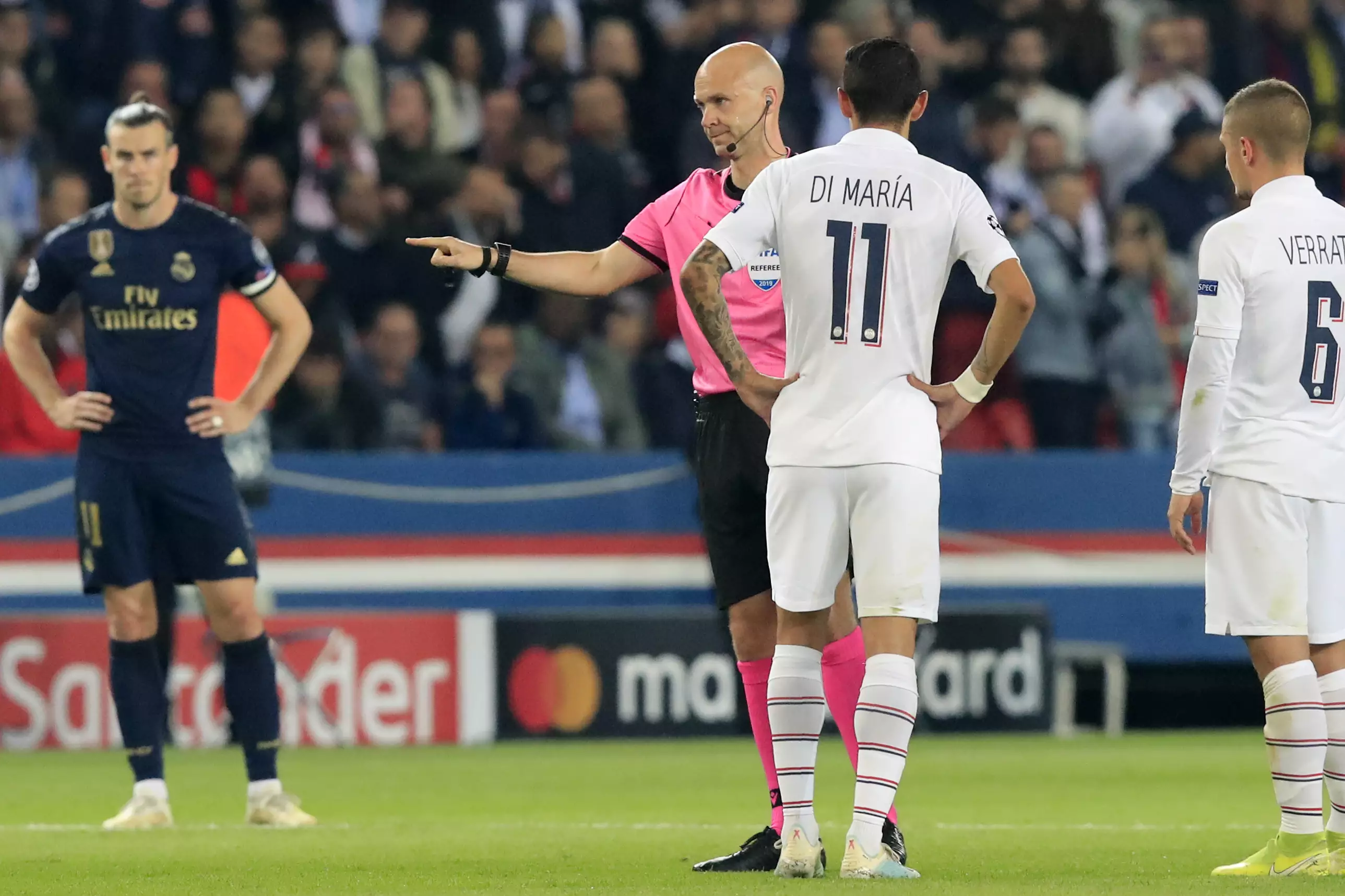 Referee Anthony Taylor disallowed the goal after looking at the VAR screen