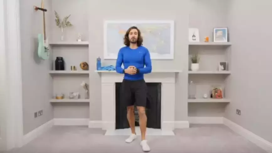 Viewers Marvel At Joe Wicks Immaculate Living Room During Live 'PE Lessons' 