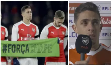 WATCH: Arsenal's Gabriel Give Emotional Message To Chapecoense 
