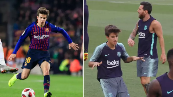 Lionel Messi 'Astonished' After Watching 'Next Andres Iniesta' Riqui Puig In Barcelona Training