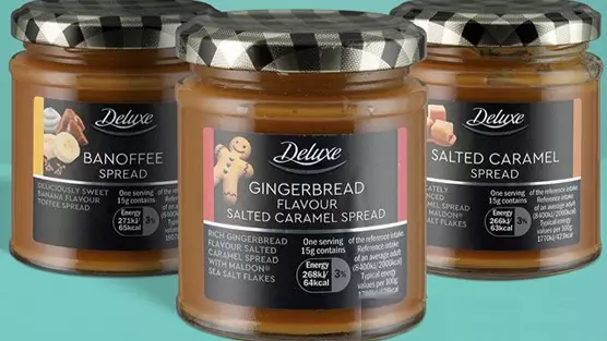 Lidl Has Launched Salted Caramel, Gingerbread and Banoffee Spreads For Christmas