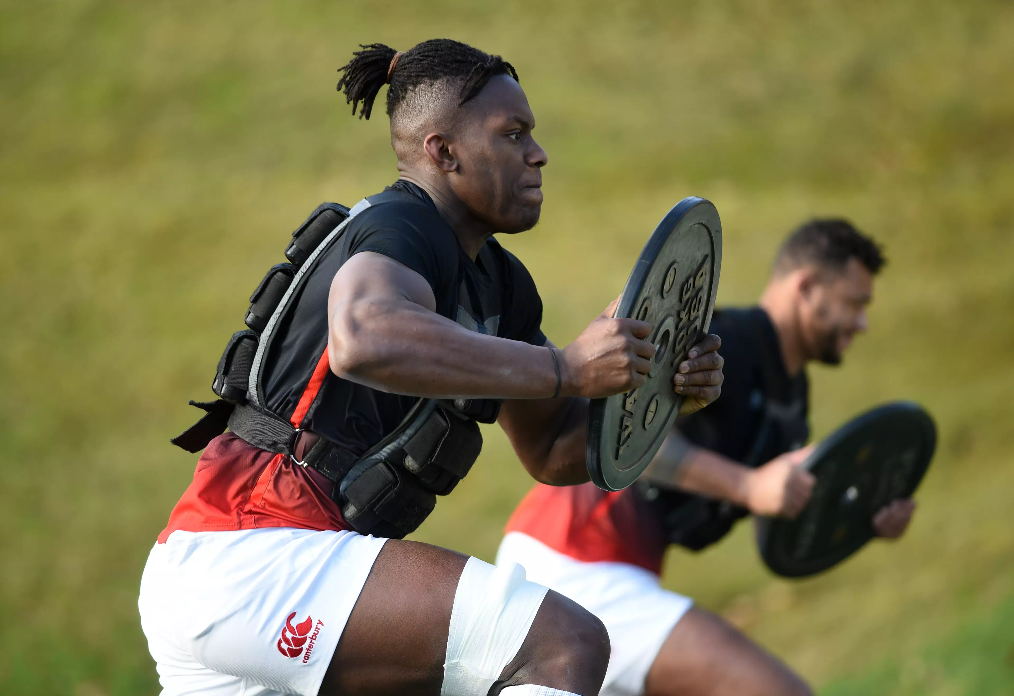 By the time it comes to rugby session in the afternoon, Maro Itoje has normally already trained twice that day