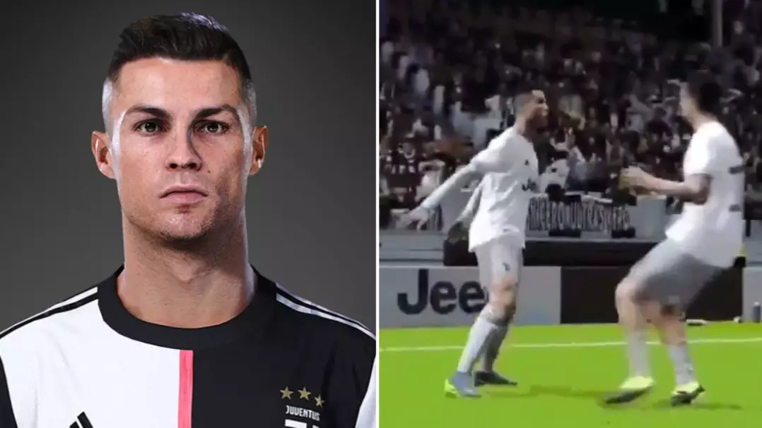 First Look At Cristiano Ronaldo's Siii Celebration In PES 2020