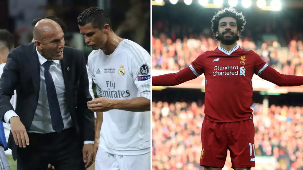 Zidane Discusses Possibility Of Swapping Cristiano Ronaldo For Mo Salah