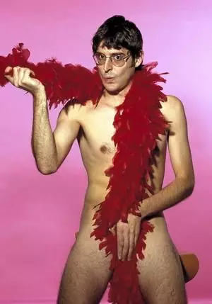 The tattoo is based on this iconic Louis Theroux image