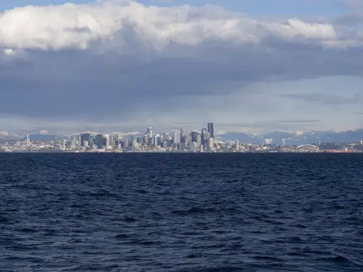 A general view of the Seattle skyline.
