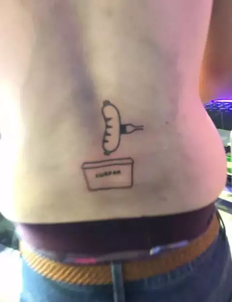 Another questionable tattoo.