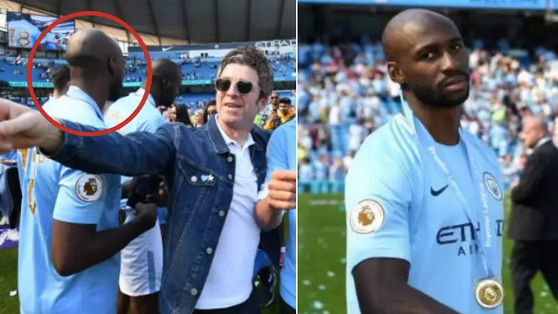 Eliaquim Mangala Sneaks Into Title Celebrations And Collects His Medal, Despite Being On Loan At Everton