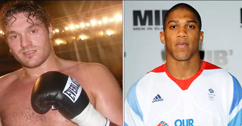 Rare Footage Of 22-Year-Old Tyson Fury Praising Amatuer Boxer Anthony Joshua Emerges Online