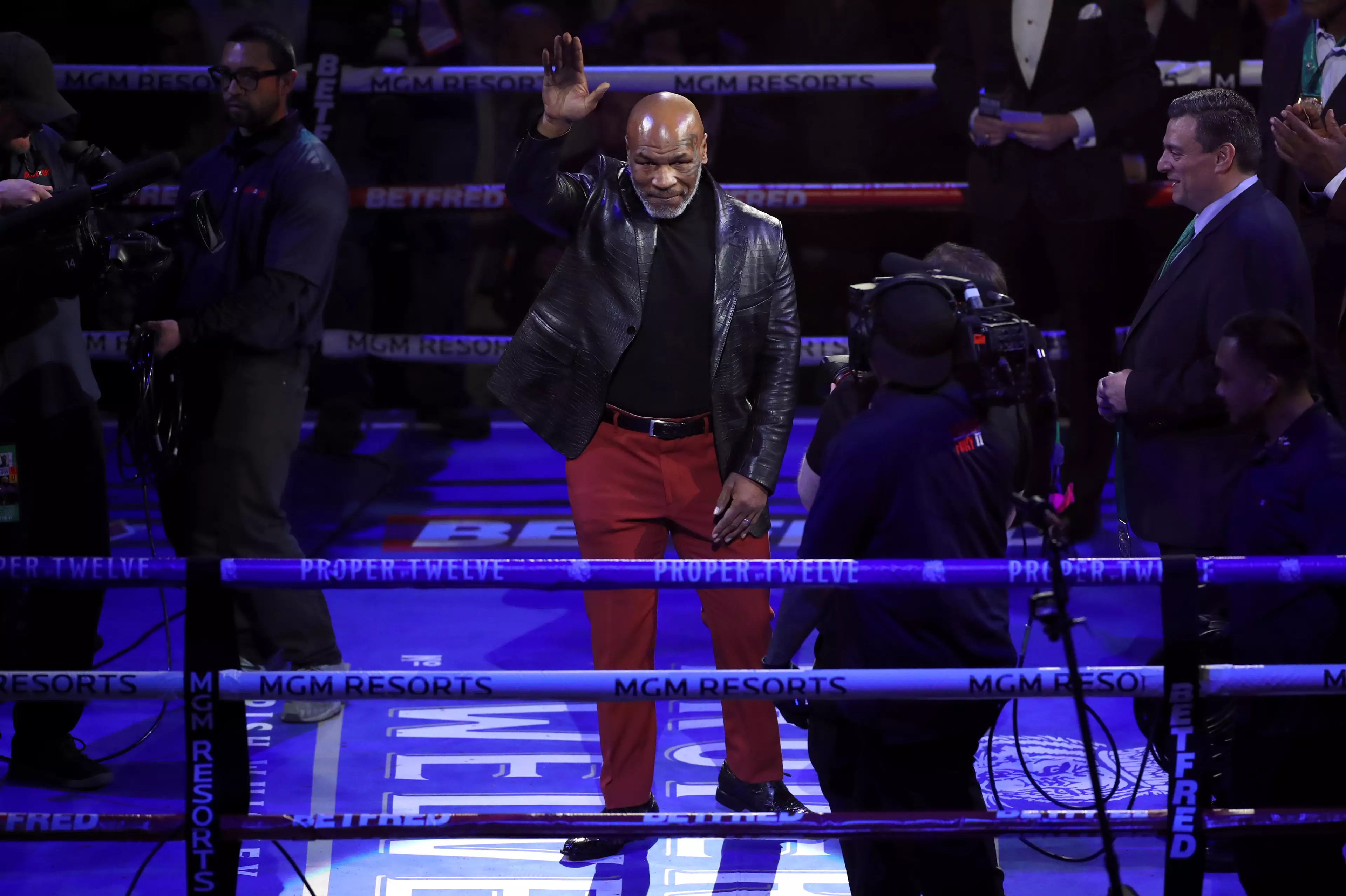 Iron Mike at the MGM Grand earlier this year. Image: PA Images
