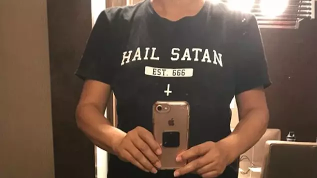 Woman Forced To Remove 'Hail Satan' Top On American Airlines Flight