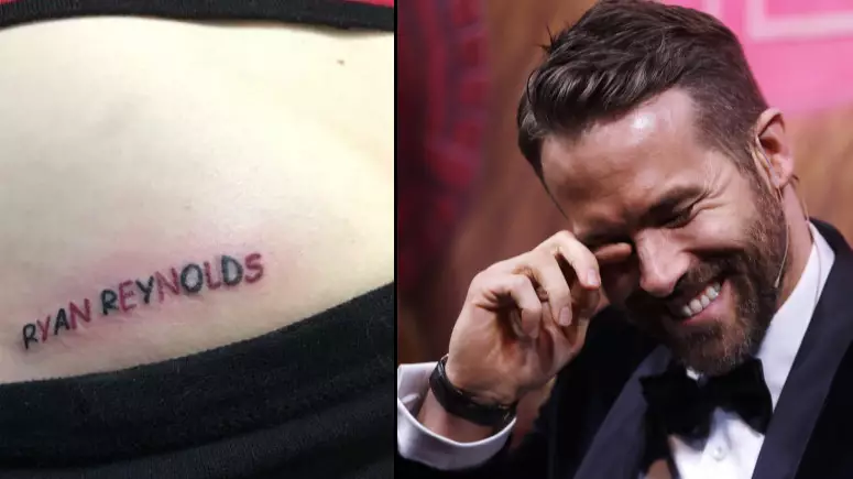 'Deadpool' Fan Gets Ryan Reynolds Tattooed On His Ass Because He Liked His Tweet