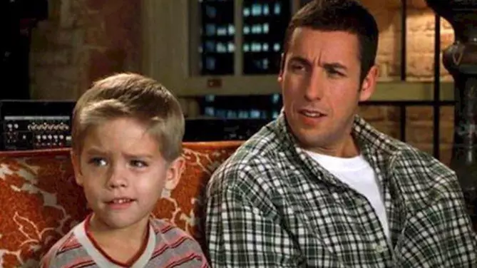 Cole Sprouse And Adam Sandler Have Father-Son Reunion
