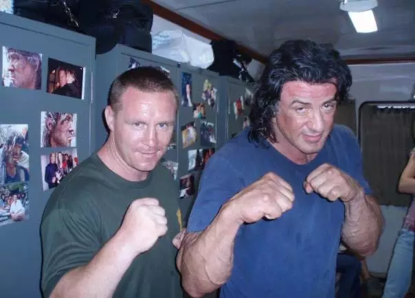 Billy was Sylvester Stallone's stunt double in Rambo IV.