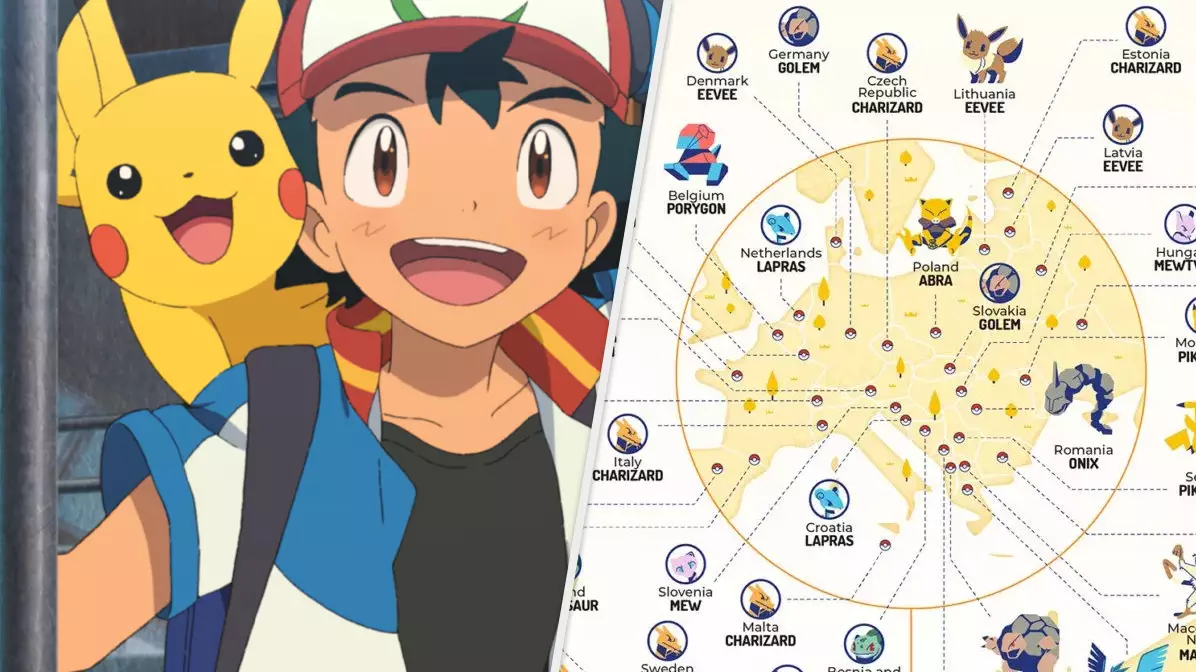 Most Popular Pokémon From Around The World Confirmed In New Study